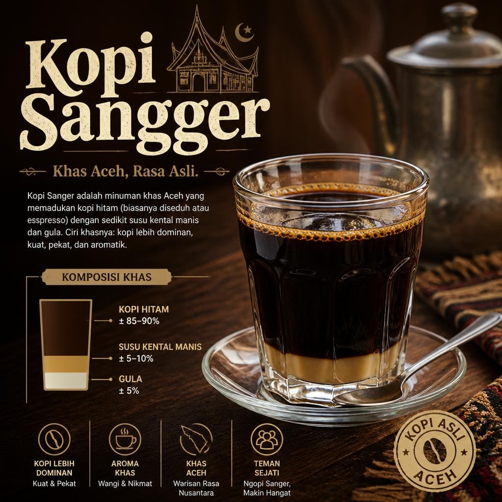 Kopi Sangger di Solong Coffee